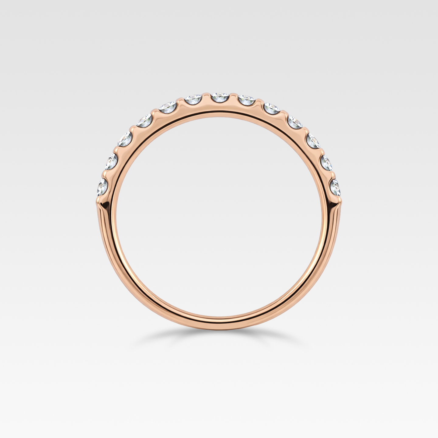 花園 hanazono（ハーフ0.5ct/K18PG） 商品詳細｜エタニティリング