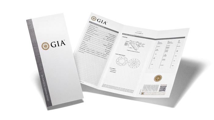 世界で最も信頼のおける鑑定期間GIA（USA）使用