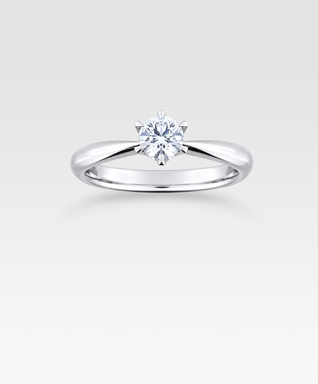 ストレートデザインの結婚指輪 4