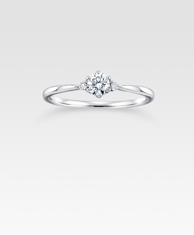 ストレートデザインの結婚指輪 6