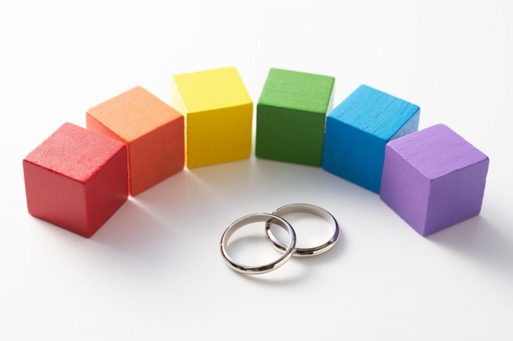 結婚指輪の素材と色